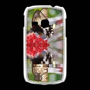 Coque Samsung Galaxy Young DP Papillon mirroir
