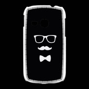 Coque Samsung Galaxy Young moustache & noeud 1