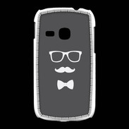 Coque Samsung Galaxy Young moustache & noeud 2