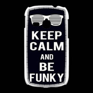 Coque Samsung Galaxy Young Keep Calm Funky Noir