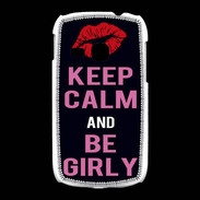 Coque Samsung Galaxy Young Keep Calm Girly Noir