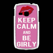 Coque Samsung Galaxy Young Keep Calm Girly Rose