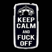 Coque Samsung Galaxy Young Keep Callm Fuck Off Noir