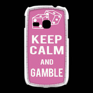 Coque Samsung Galaxy Young Keep Calm Gamble Rose