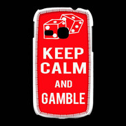 Coque Samsung Galaxy Young Keep Calm Gamble Rouge