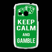 Coque Samsung Galaxy Young Keep Calm Gamble Vert