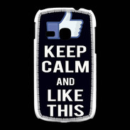 Coque Samsung Galaxy Young Keep Calm Like This Noir