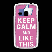 Coque Samsung Galaxy Young Keep Calm Like This Rose