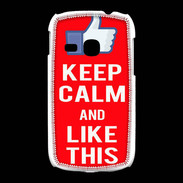 Coque Samsung Galaxy Young Keep Calm Like This Rouge