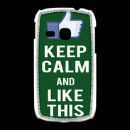 Coque Samsung Galaxy Young Keep Calm Like This Vert