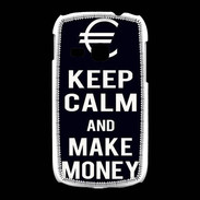 Coque Samsung Galaxy Young Keep Calm Make money Noir