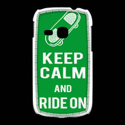 Coque Samsung Galaxy Young Keep Calm Ride on Vert