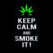 Coque Samsung Galaxy Young Keep Calm Smoke Noir
