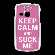 Coque Samsung Galaxy Young Keep Calm Suck me Rose
