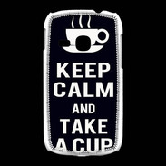 Coque Samsung Galaxy Young Keep Calm Take a cup Noir