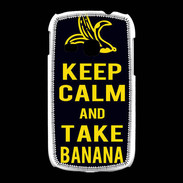 Coque Samsung Galaxy Young Keep Calm Take Banana Noir