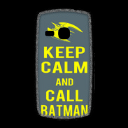Coque Samsung Galaxy Young Keep Calm Call Batman Gris