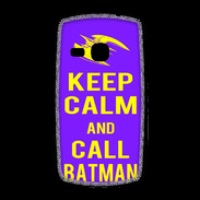 Coque Samsung Galaxy Young Keep Calm Call Batman Violet