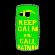 Coque Samsung Galaxy Young Keep Calm Call Batman Vert