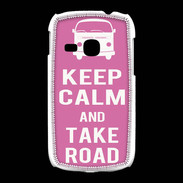 Coque Samsung Galaxy Young Keep Calm Take Road Rose