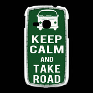 Coque Samsung Galaxy Young Keep Calm Take road Vert