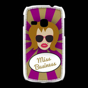 Coque Samsung Galaxy Young Miss business Rousse