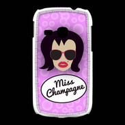 Coque Samsung Galaxy Young Miss Champagne Brune