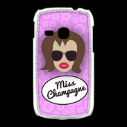 Coque Samsung Galaxy Young Miss Champagne Chatain