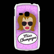 Coque Samsung Galaxy Young Miss Champagne Rousse