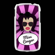 Coque Samsung Galaxy Young Miss Cougar Brune