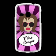 Coque Samsung Galaxy Young Miss Cougar Chatain