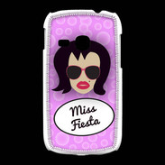 Coque Samsung Galaxy Young Miss Fiesta Brune