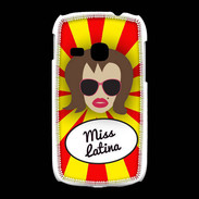Coque Samsung Galaxy Young Miss Latina Chatain