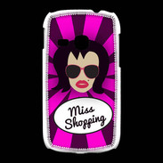 Coque Samsung Galaxy Young Miss Shopping Brune