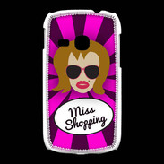 Coque Samsung Galaxy Young Miss Shopping Rousse