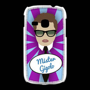 Coque Samsung Galaxy Young Mister Gigolo Chatain