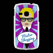 Coque Samsung Galaxy Young Mister Shopping Blond
