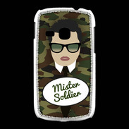 Coque Samsung Galaxy Young Mister Soldier Brun
