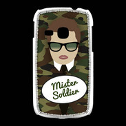 Coque Samsung Galaxy Young Mister Soldier Chatain