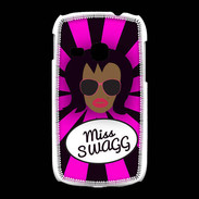 Coque Samsung Galaxy Young Miss Swag Black