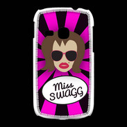 Coque Samsung Galaxy Young Miss Swag Chatain