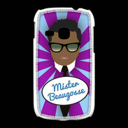 Coque Samsung Galaxy Young Mister Beau gosse Black