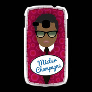 Coque Samsung Galaxy Young Mister Champagne Black