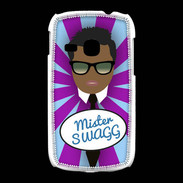 Coque Samsung Galaxy Young Mister Swag Black