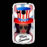 Coque Samsung Galaxy Young Miss USA Black