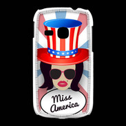 Coque Samsung Galaxy Young Miss USA Brune