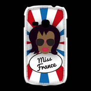 Coque Samsung Galaxy Young Miss France Black