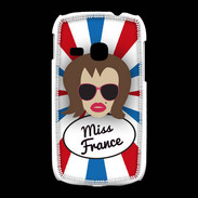 Coque Samsung Galaxy Young Miss France Chatain