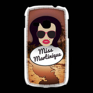 Coque Samsung Galaxy Young Miss Martinique Brune