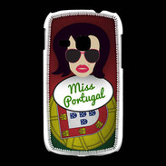 Coque Samsung Galaxy Young Miss Portugal Brune